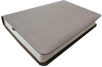 *Taschenbibel, Lederfaser, braun, 13 x 18,3 x 2,9 cm