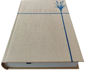 *Taschenbibel, Strukturpapier, natur, 13 x 18,3 x 2,9 cm