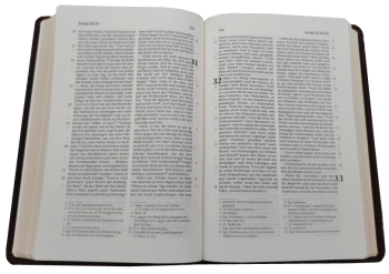 Standardbibel, Premium-Rindleder dunkelbraun, Goldschnitt, 15,5 x 22,5 x 2,8 cm