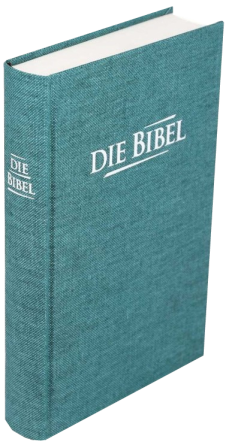 *Taschenbibel, Leinen, petrol, 13 x 18,3 x 2,9 cm