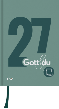 Gott&Du 2027 – Evangelistischer Buchkalender mit Bibelworten, Kurztexten, Smartcover-Einband und QR-Codes für junge Menschen.