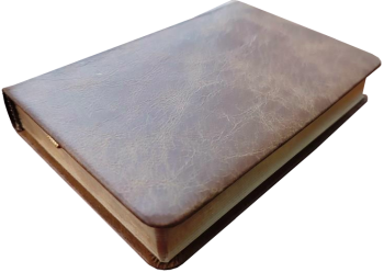 *Pocketbibel, Leder Toffee, hellbraun, Goldschnitt,  9,5 x 14,0 x 2,3 cm