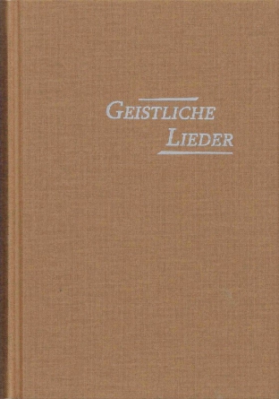 Geistliche Lieder, erweiterte Auflage 254 Lieder – groß – Leinen, sandbraun, Blindschnitt