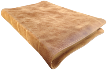 Preview: *Schreibrandbibel, groß, Leder, braun „Toffee“, Goldschnitt