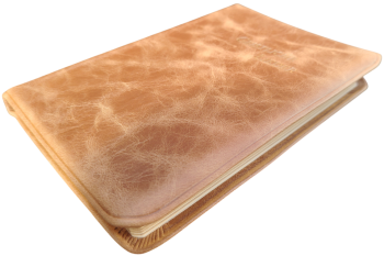 *Geistliche Lieder – groß – Leder, braun „Toffee“, Goldschnitt