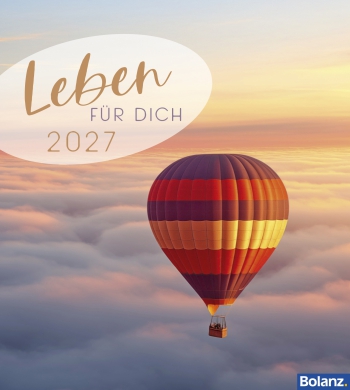 Leben für Dich 2027 – Postkartenkalender mit Bibelversen, evangelistischen Texten, Spiralbindung und Aufsteller.