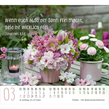 *Harmonien, Aufstellkalender 2027