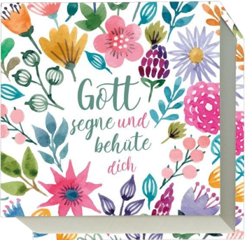 *Notizblock „Gott segne und behüte dich“