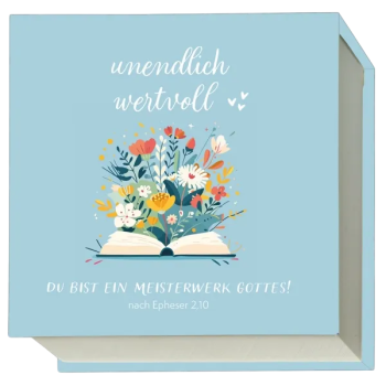 *Notizblock „Unendlich wertvoll“