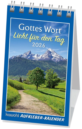 *Aufkleberkalender „Gottes Wort – Licht für den Tag“ 2026