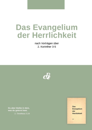 Das Evangelium der Herrlichkeit (digital)