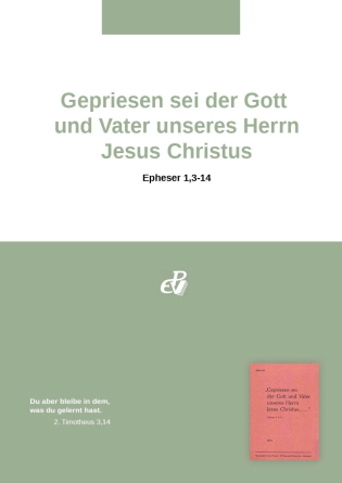 Gepriesen sei der Gott und Vater unseres Herrn Jesus Christus (digital)