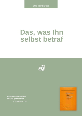 Das, was Ihn selbst betraf (digital)