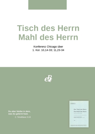 Der Tisch des Herrn – Das Mahl des Herrn (digital)