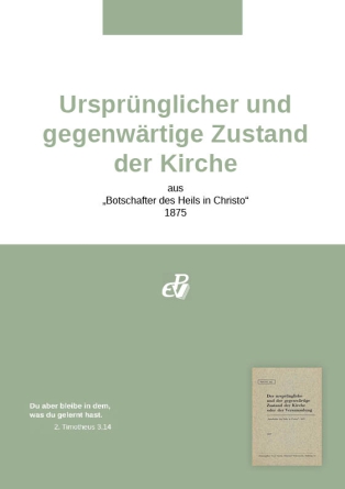 Ursprünglicher und  gegen­wärtiger Zustand der Kirche (digital)