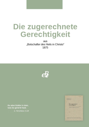 Die zugerechnete Gerechtigkeit (digital)