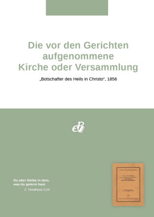 Die vor den Gerichten aufgenommene Kirche oder Versammlung(digital)