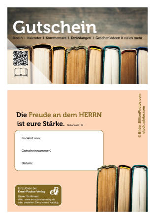Geschenkgutschein, Motiv 1 (E-Mail)