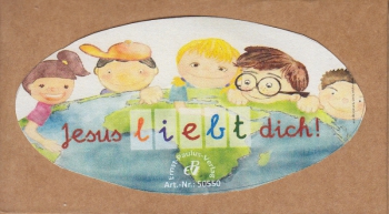 Wachsmalstifte-Set „Jesus liebt dich!“ – ab 20 Stück
