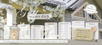 Mein Wochenplaner „Gott segnet dich“ – ohne Deckblatt (Seite 1)
