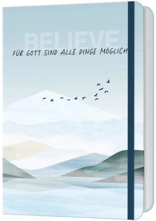 *Notizbuch „Für Gott sind alle Dinge möglich“