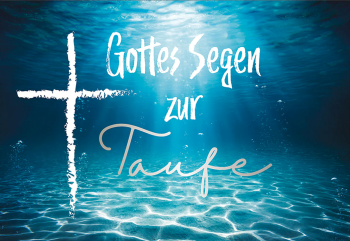 *Faltkarte „Zur Taufe“