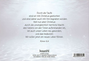 *Faltkarte „Zur Taufe“