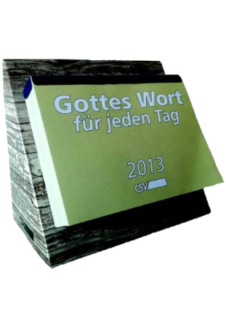 *Tischaufsteller für Abreißkalender