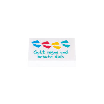 *Radiergummi Fuß „Gott segne und behüte dich“