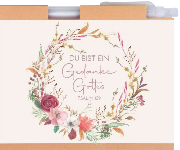 *Haftnotizblock „Gedanke Gottes“