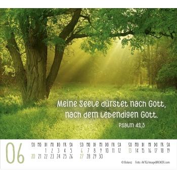 Aufstellkalender „Atempause