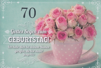 *Faltkarte, „Zahlengeburtstag“