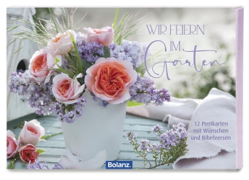 *Postkartenpäckchen „Wir feiern im Garten"