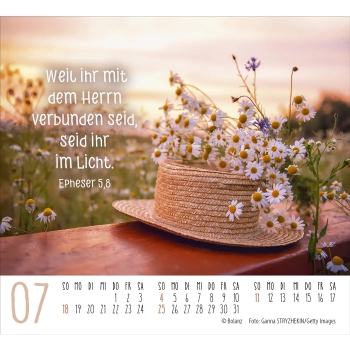Aufstellkalender „Atempause