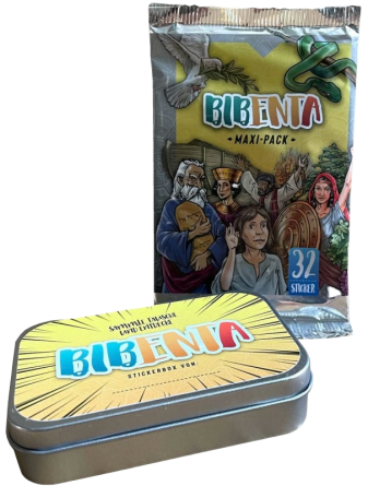 *BIBENTA - Stickerbox mit Maxi-Pack