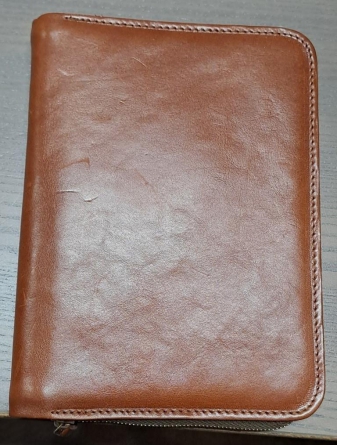 Bibelhülle Nappaleder für Taschenbibel, braun - Kopie