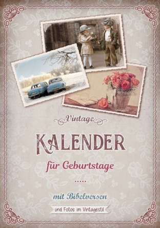*Geburtstagskalender "Vintage"