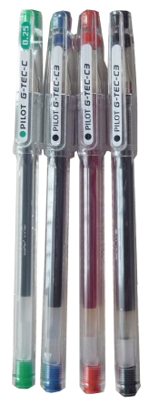 *Bibel-Gelschreiber, 0,15mm - 4-Farben-Set