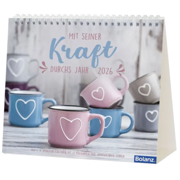 *Mit seiner Kraft durchs Jahr 2026 – Postkartenkalender