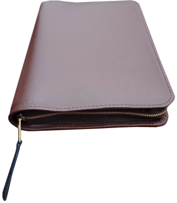 Bibelhülle Smartleder für kleine Schreibrandbibel, braun