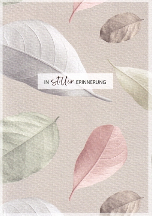 *Faltkarte „Trauer“ Psalm 27,5