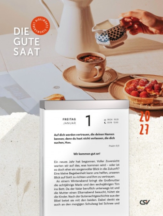 Preview: Die gute Saat evangelistischer Tages-Abreißkalender mit biblischer Botschaft