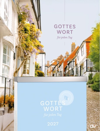 Gottes Wort für jeden Tag – Bibelvers-Abreißkalender in Großschrift mit Elberfelder Übersetzung.