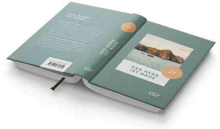 Der Herr ist nahe 2027 Großdruck – Christlicher Hardcover-Buchkalender mit täglichen Andachten, großer Schrift und Lesebändchen.
