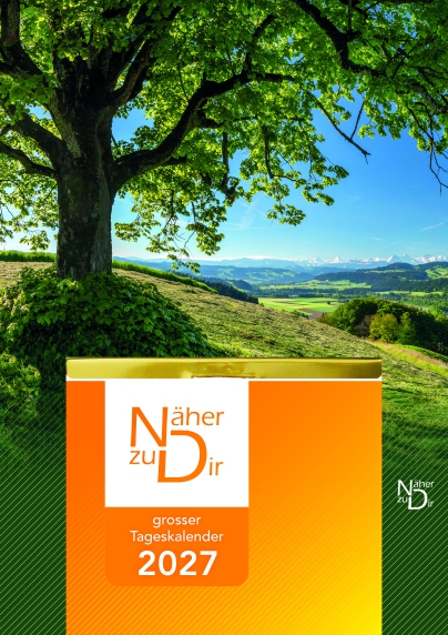 Näher zu Dir 2027 – Christlicher Tages-Abreißkalender mit Bibelworten zum Aufhängen.
