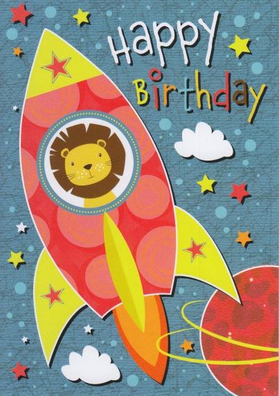 *Faltkarte „Kindergeburtstag“ Nehemia 8,10