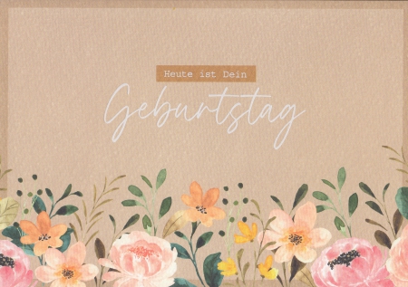 *Faltkarte „Geburtstag“ 1. Johannes 4,16