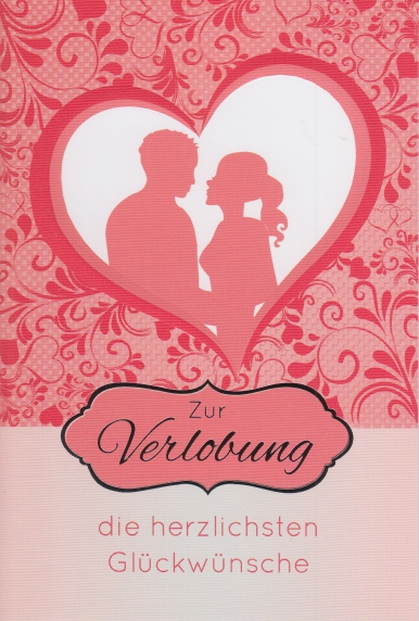 *Faltkarte „Verlobung“ Hebräer 12,2