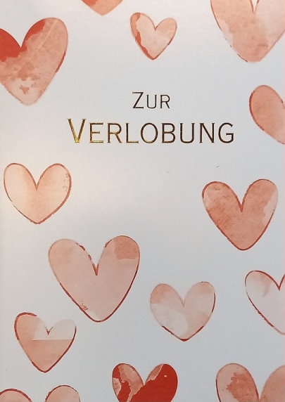 *Faltkarte „Verlobung“ 2. Thessalonicher 3,18