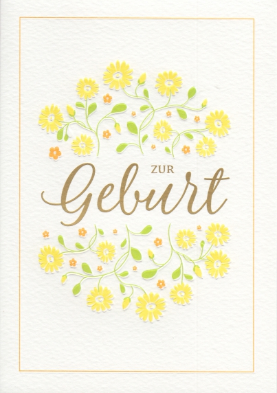 *Faltkarte „Geburt“ Psalm 16,11
